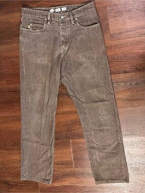 Vintage Todd Oldham Classic Jeans Washed Dark Gray 90s Button Fly Men’s 32x33